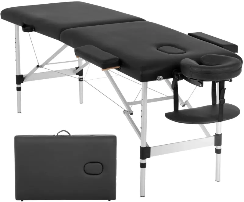 2-Section Aluminum Facial Bed — aluminum tables by Mars Industrial