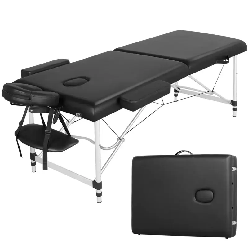 2-Section Height-Adjustable Aluminum Massage Table — aluminum tables by Mars Industrial