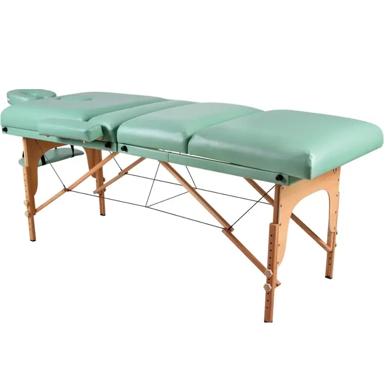 4-Section Wooden Massage Table — wooden tables by Mars Industrial