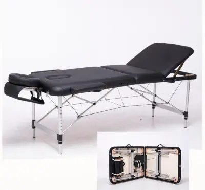 Aluminum Massage Table with Adjustable Backrest — aluminum tables by Mars Industrial