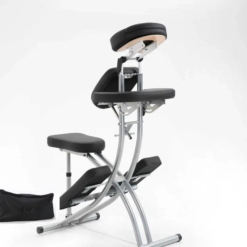 Curved-Frame Aluminum Therapy Chair — massage chairs by Mars Industrial