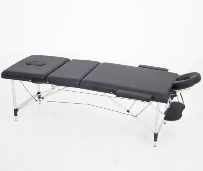 Three-Section Aluminum Massage Table — aluminum tables by Mars Industrial